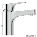 Смесител за умивалник H80 с пластмасов изпразнител, 5 l/min Cerabase, Ideal Standart, BC828AA