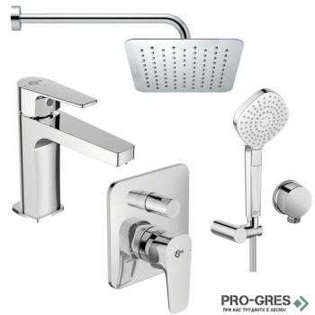 ПРОМО Комплект за вграждане и смесител за мивка 4в1 ESLA BD002XC Ideal Standard
