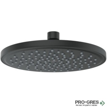 Душ глава кръгла 20сm, черен мат Idealrain, Ideal Standart, BD140XG