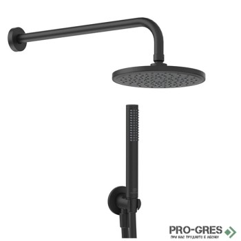 Комплект акесоари за вграден душ ,черен мат Idealrain BD389XG