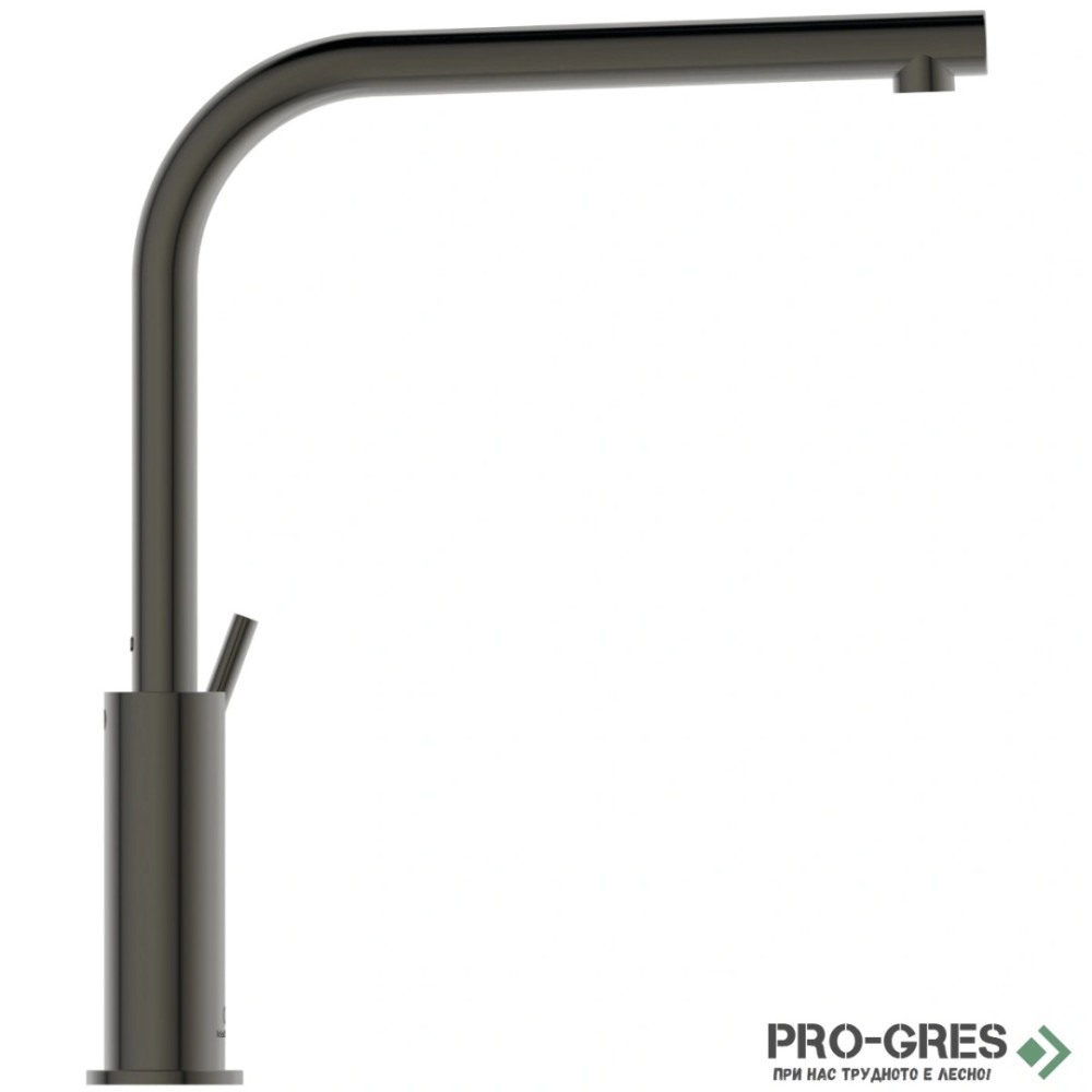 Смесител за кухня с висок подвижен L чучур 360,магнитно сиво IDEAL STANDARD GUSTO BD418A5