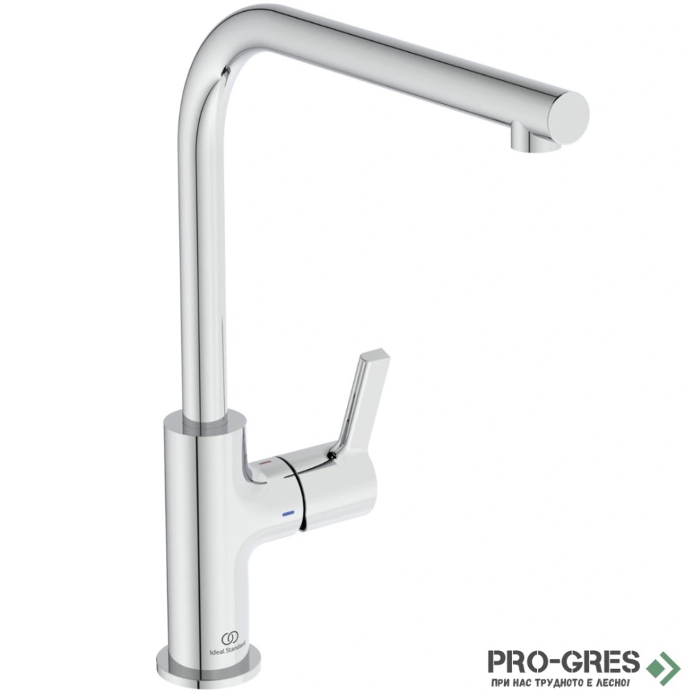 Смесител за кухня с висок чучур 360,хром IDEAL STANDARD GUSTO BD418AA