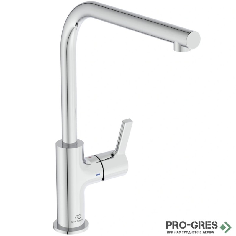 Смесител за кухня с висок чучур 360,хром IDEAL STANDARD GUSTO BD418AA