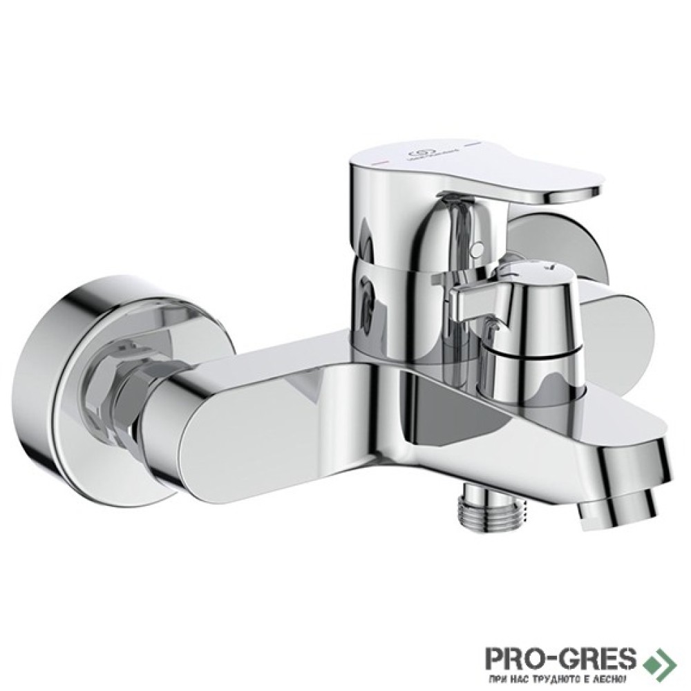 Стенен смесител за вана/душ с керамичен разпределител Cerabase, Ideal Standart, BD594AA