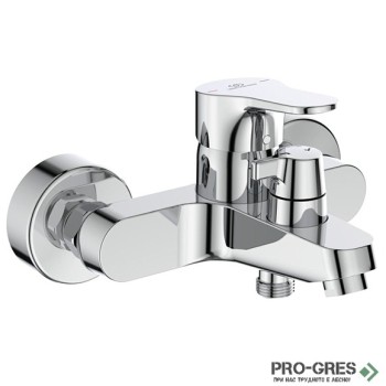 Стенен смесител за вана/душ с керамичен разпределител Cerabase, Ideal Standart, BD594AA