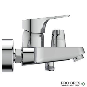 Стенен смесител за вана/душ с керамичен разпределител Cerabase, Ideal Standart, BD594AA