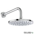 Душ глава 200 mm и рамо за монтаж към стена 300 mm Idealrain BD647AA