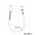 Шлаух за ръчен душ метален двойнооплетен 2000 mm, Ideal Standart Metalflex BF200AA