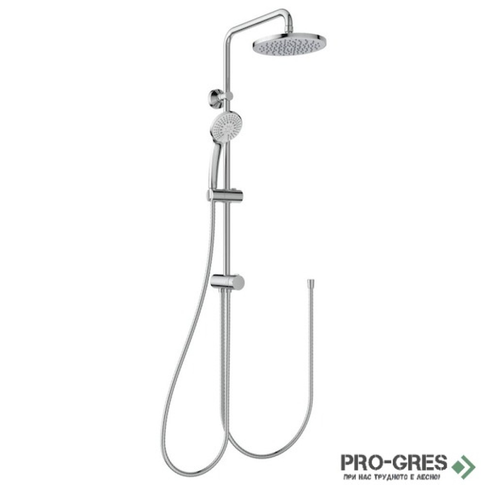 Душ система за инсталация със стенен смесител Ideal Standart Ceratwist T20 BD972AA