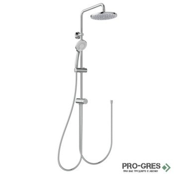 Душ система за инсталация със стенен смесител Ideal Standart Ceratwist T20 BD972AA