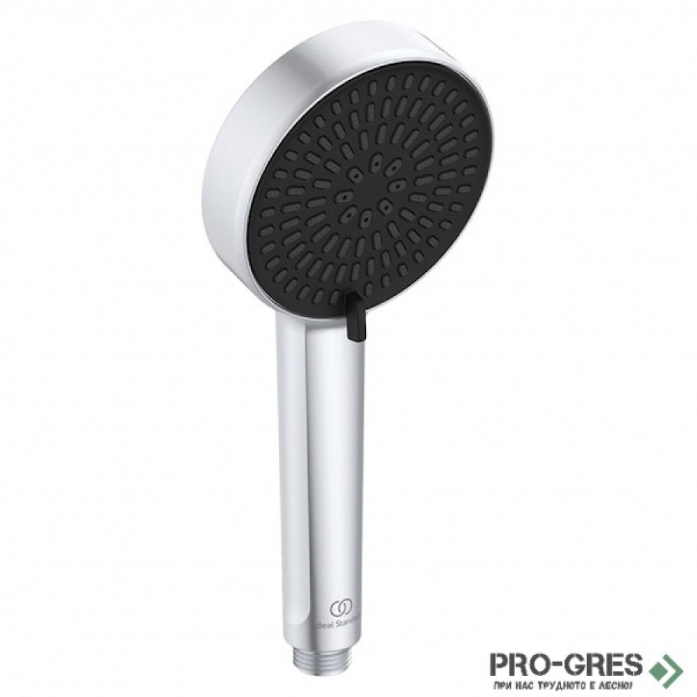 Ръчен душ Ø100 mm, 2 функции, 6 l/min, Idealrain Alu+, Ideal Standart,BD990AA