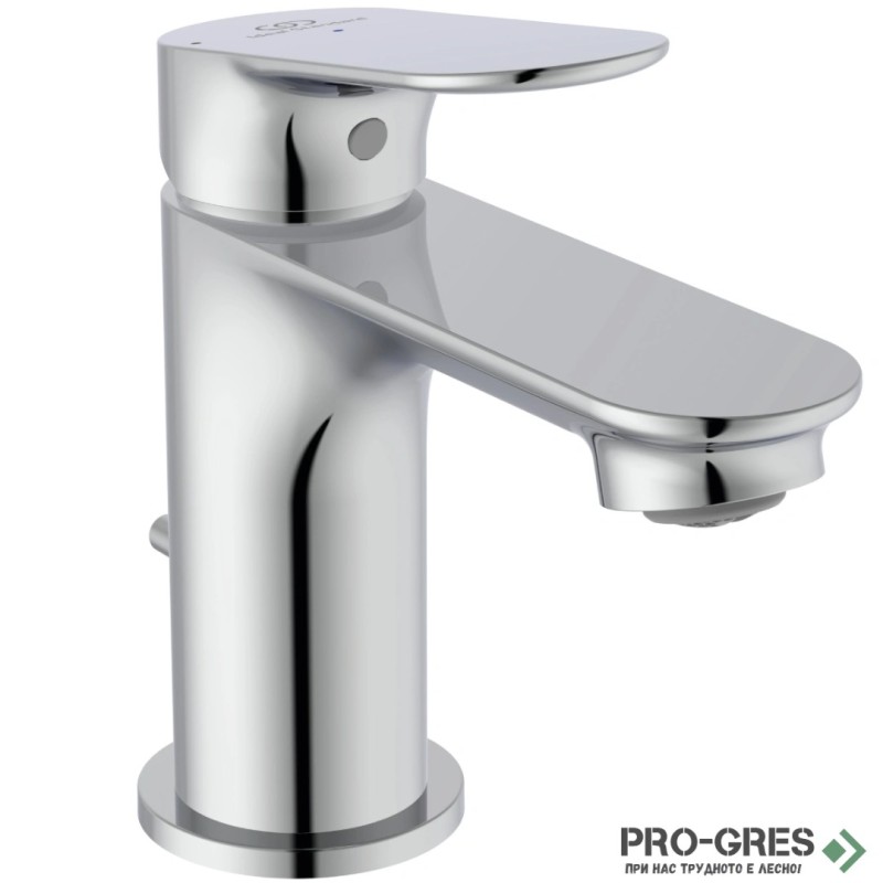 Смесител за мивка H75 BlueStart с изпразнител, хром Ideal Standard Ceralife O BE002AA