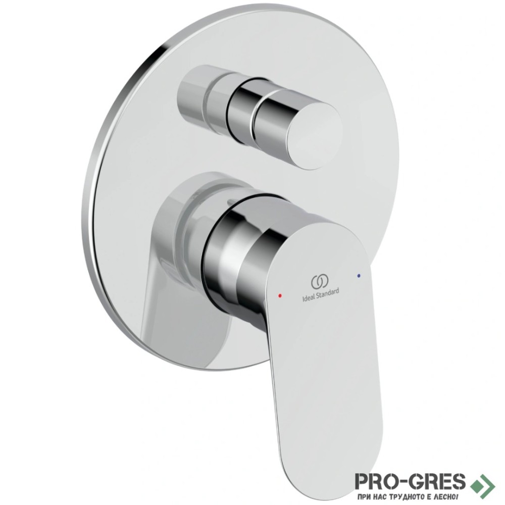 Смесител за вграждане за вана/душ комплект с тяло хром Ideal Standard Ceralife O BE023AA