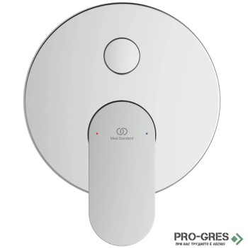 Смесител за вграждане за вана/душ комплект с тяло хром Ideal Standard Ceralife O BE023AA Смесител за вграждане за вана/душ комплект с тяло хром Ideal Standard Ceralife O BE023AA