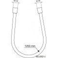 Шлаух за ръчен душ 1250 mm Ideal Standart Idealflex BE125AA