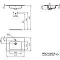 Мивка за вграждане в мебел/плот 61cm Ideal Standart Eurovit E066801