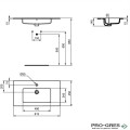 Мивка за вграждане в мебел/плот 82cm Ideal Standart Eurovit E066901