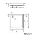 Квадратно поддушово корито 90х90cm Ideal Standart Hotline New K276701