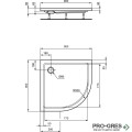 Поддушово корито 80x80 cm Ideal Standart Hotline New K277901
