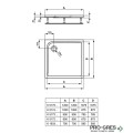 Квадратно поддушово корито 100х100cm Ideal Standart Ultra Light K517401