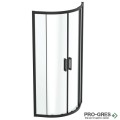 Душ кабина овална 90x90cm Connect 2,черен мат Ideal Standart, K9251V3