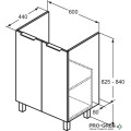 Шкаф за мивка с две врати 60cm Ideal Standart Eurovit+ R0258TI