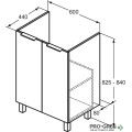 Шкаф за мивка с две врати 60cm Ideal Standart Eurovit+ R0258WG