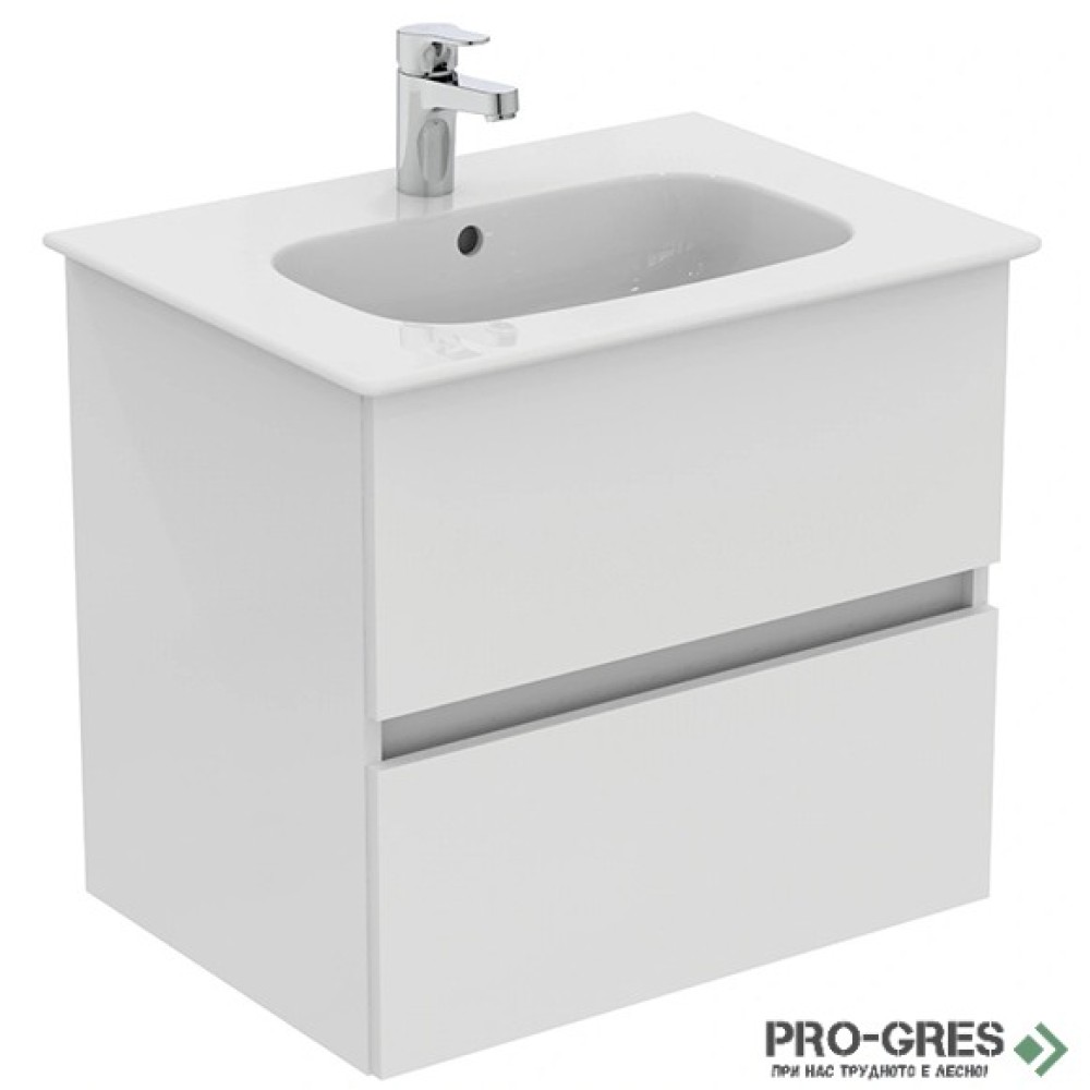 Шкаф за мивка с две чекмеджета 60cm Ideal Standart Eurovit+ R0259WG