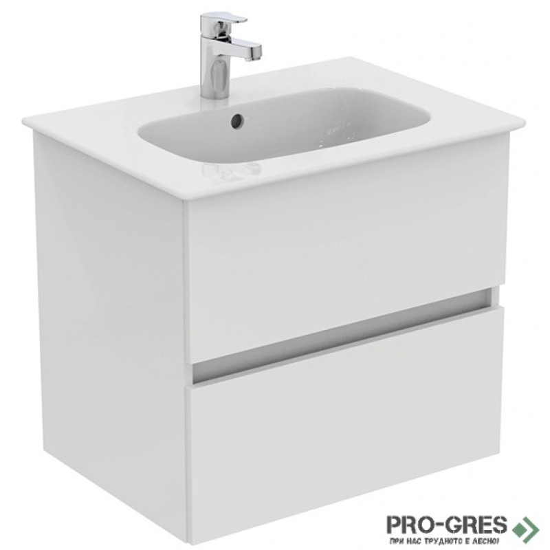 Шкаф за мивка с две чекмеджета 60cm Ideal Standart Eurovit+ R0259WG