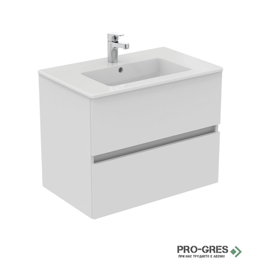 Шкаф за мивка с две чекмеджета 70cm Ideal Standart Eurovit+ R0261WG