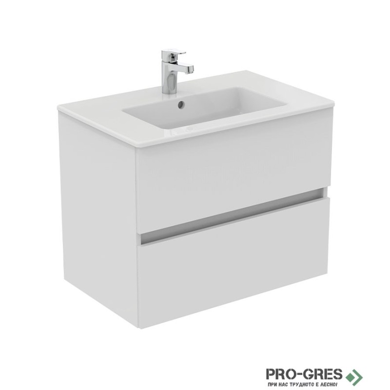 Шкаф за мивка с две чекмеджета 70cm Ideal Standart Eurovit+ R0261WG