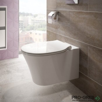 Комплект структура за вграждане с конзолна тоалетна чиния Ideal Standart Connect Air AquaBlade® R048901 бутон по избор