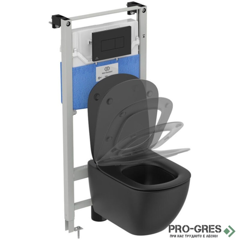 WC комплект за вграждане TESI Aquablade, Ideal Standart, R0523V3