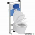 Структура Ideal Standard ProSys120P конзолна тоалетна чиния Connect Air 54см RimLS+