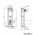 WC комплект за вграждане Ideal Standart Eurovit Rimless R052701