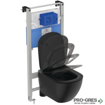 Комплект структура за вграждане с Tesi Rimless+, Ideal Standart, R0595V3
