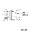 WC комплект за вграждане Ideal Standart Tesi AquaBlade® R059801