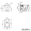 WC комплект за вграждане Tesi Rimless+ Ideal Standart R060801