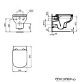 WC комплект за вграждане Ideal Standard i.life A Rimless+ R061401