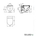 WC комплект за вграждане Ideal Standart Ellisse Rimless R061601