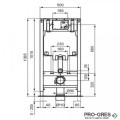 Комплект структура за вграждане с конзолна тоалетна Alpha Ideal Standart R061701