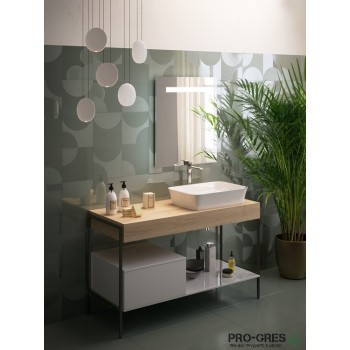 Огледало за баня с LED осветление 60x70 cm Ideal Standart Mid T3340BH