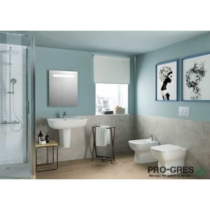 Огледало за баня с LED осветление 80x70 cm Ideal Standart Mid T3342BH