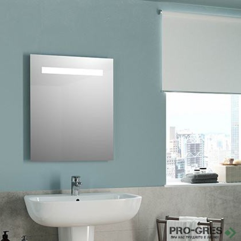 Огледало за баня с LED осветление 80x70 cm Ideal Standart Mid T3342BH