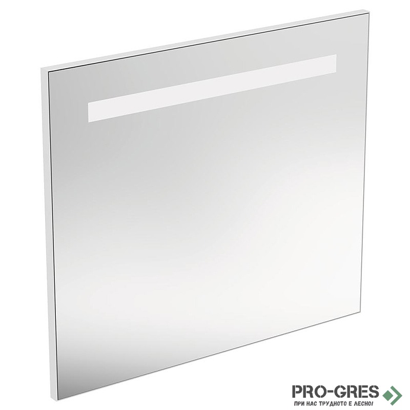Огледало за баня с LED осветление 80x70 cm Ideal Standart Mid T3342BH
