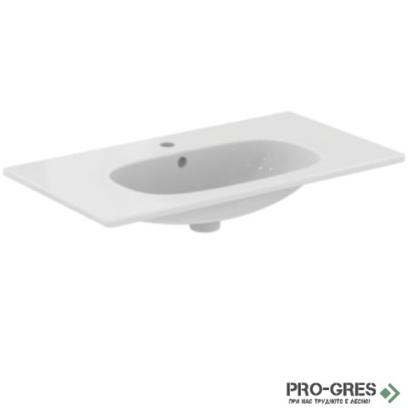 Мивка за мебел с отвор за смесител и преливник 83cm Ideal Standart Tesi T350901