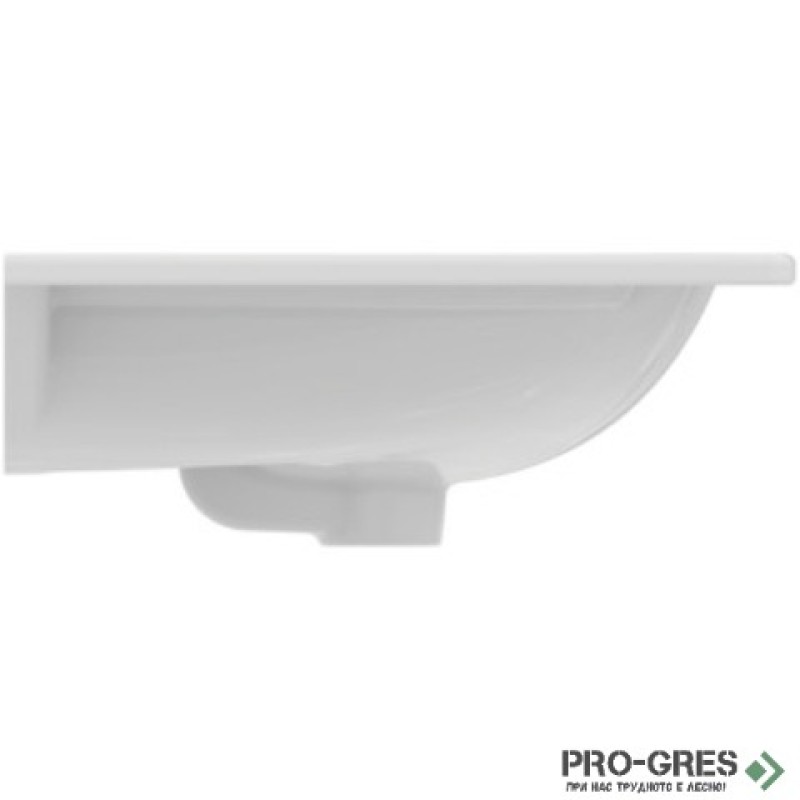Мивка за мебел с отвор за смесител и преливник 83cm Ideal Standart Tesi T350901