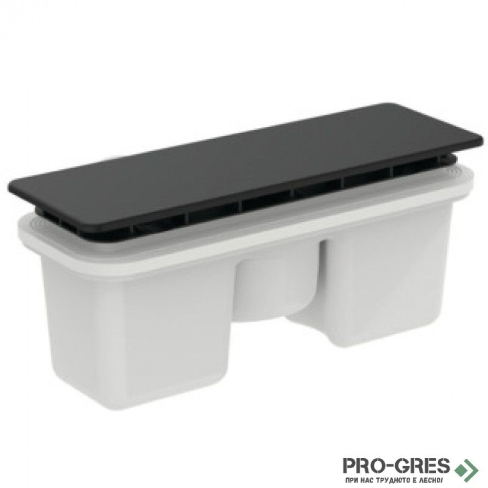 Сифон за поддушово корито с декоративен капак Ultra Flat New, Ideal Standart, T4493V3
