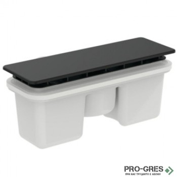 Сифон за поддушово корито с декоративен капак Ultra Flat New, Ideal Standart, T4493V3