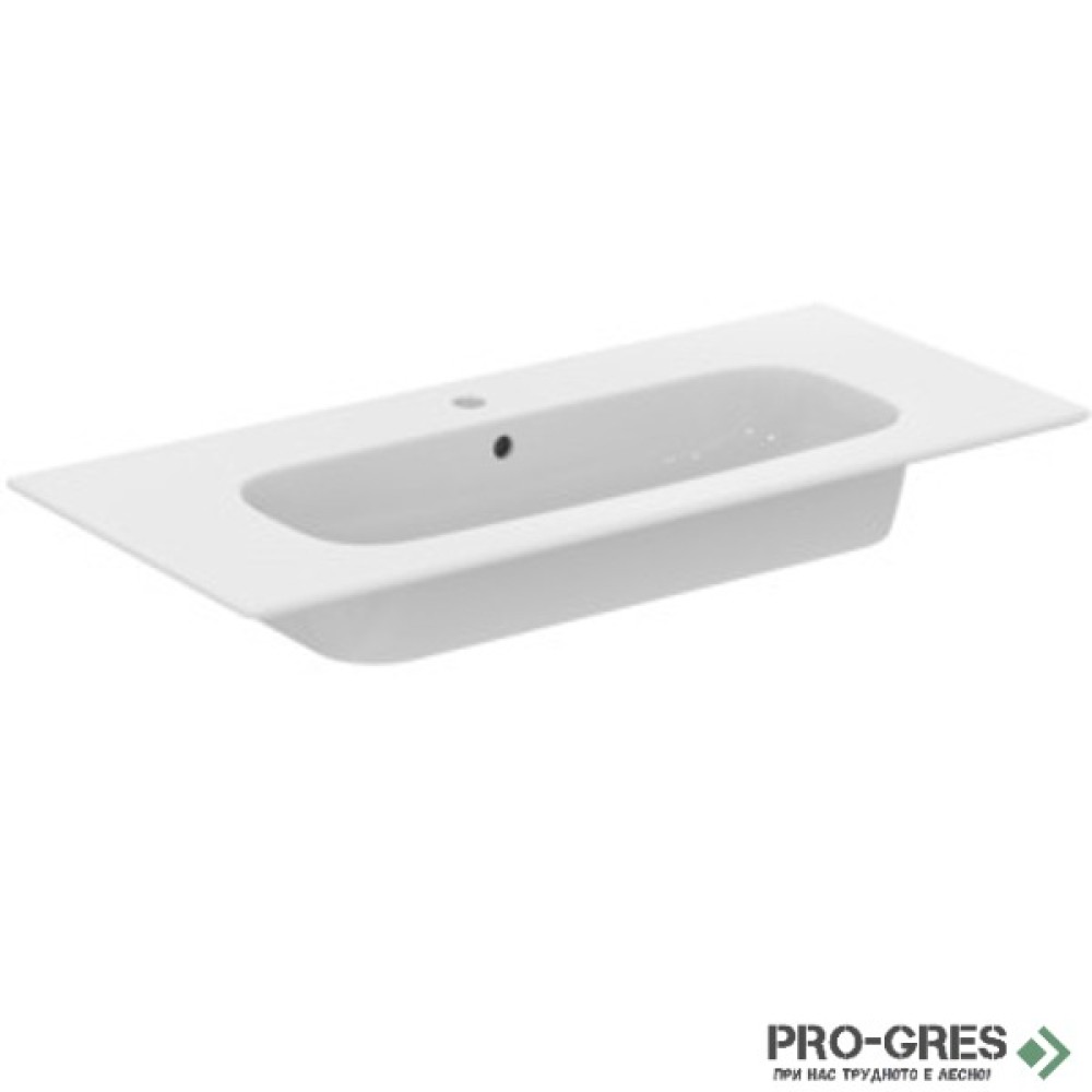 Мивка за мебел с отвор за смесител и преливник 104cm Ideal Standart I.Life A T462101